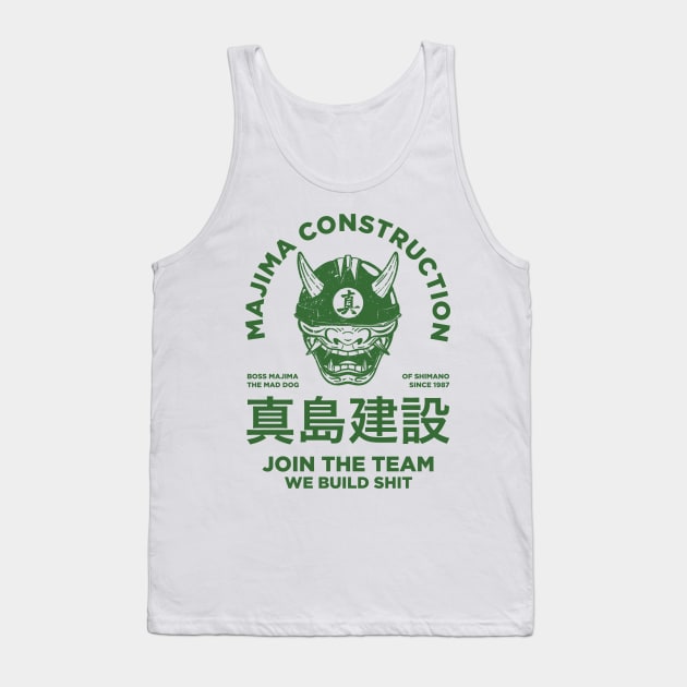 Majima Construction V2 Tank Top by Haunted House Tattoo